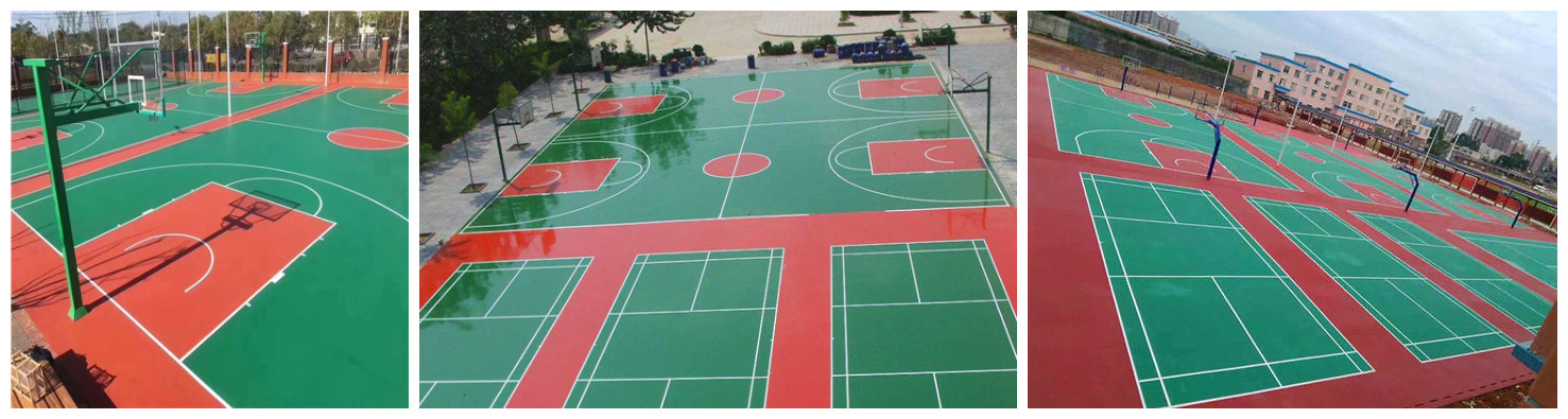 硅PU籃球場 硅PU籃球場